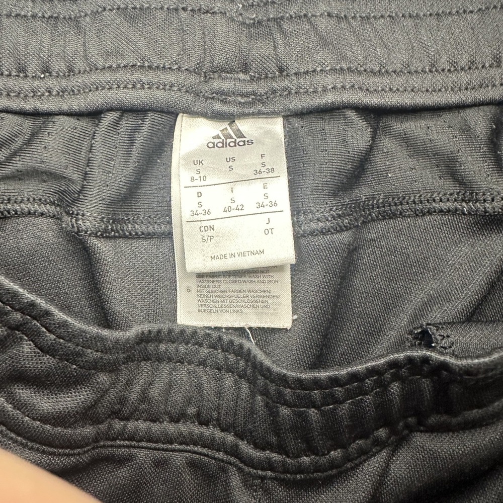 Adidas Tiro Training Pants Small Black Gold 3-Stripes Climacool - Picture 3 of 7